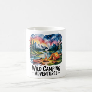 Wild Camping Adventures Waterverf Design Koffiemok