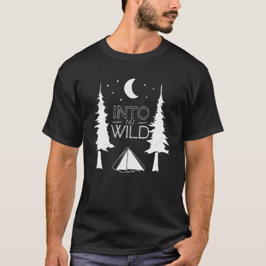 Wild Camping Wilderness Backpacking T-shirt (Voorkant)