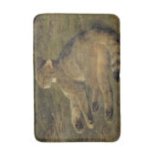 Wild Cat (door Rosa Bonheur) Badmat (Voorkant Verticaal)