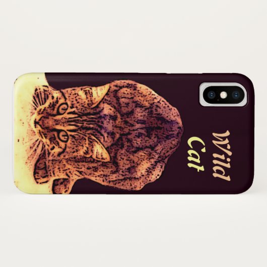 WILD CAT KITTEN Case-Mate iPhone CASE (Achterkant (horizontaal))