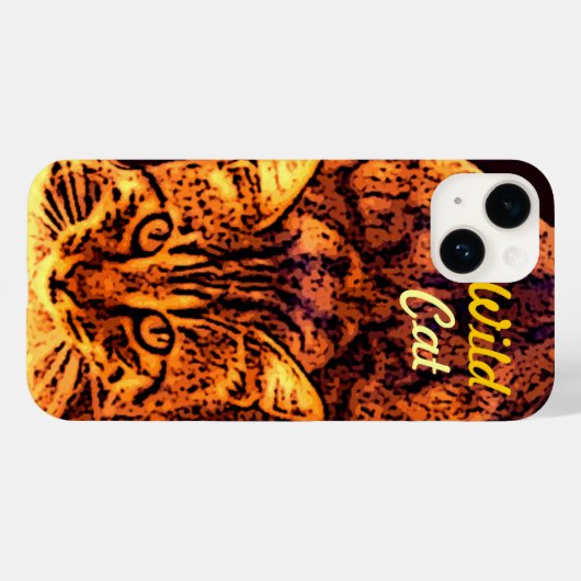WILD CAT KITTEN Case-Mate iPhone CASE (Achterkant (horizontaal))