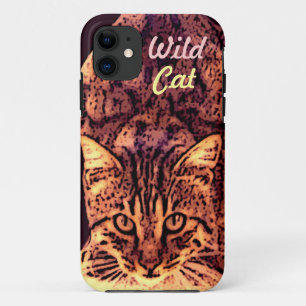 WILD CAT KITTEN iPhone 11 HOESJE