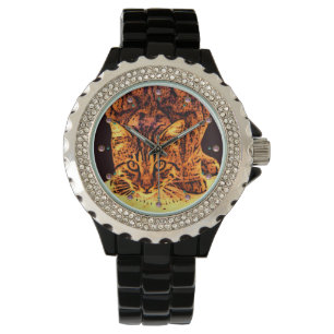 WILD CAT KITTEN HORLOGE