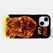 WILD CAT KITTEN Yellow Brown Case-Mate iPhone Case (Achterkant (horizontaal))