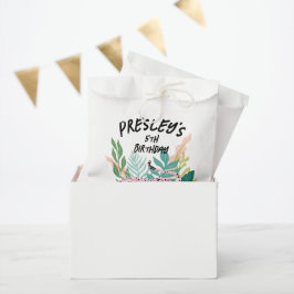 Wild Cat Party Dier Gepersonaliseerde Favor Bag Bedankzakje