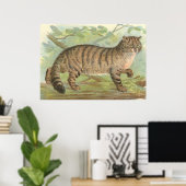 Wild Cat Poster (Thuiskantoor)