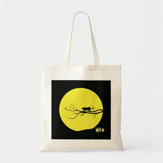 Wild Cat Tote Bag (Voorkant)