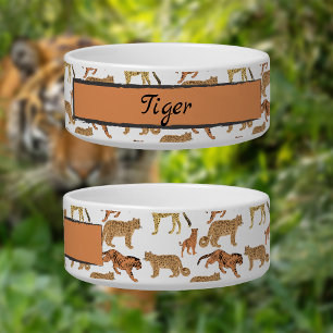 Wild Cats Pattern Voerbakje