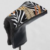 Wild Cheetah Golf Head Hoesje Golfheadcover (3/4 voorkant)