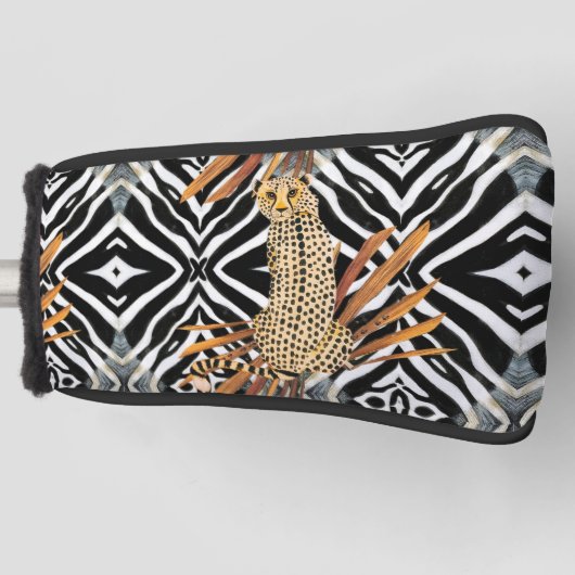 Wild Cheetah Golfheadcover (Voorkant)