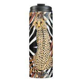 Wild Cheetah Thermal Tumbler Thermosbeker