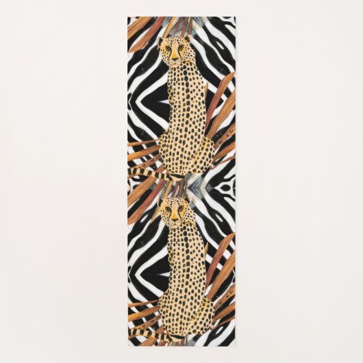 Wild Cheetah Yogamat (Voorkant)
