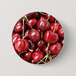 Wild Cherries Ronde Button 5,7 Cm