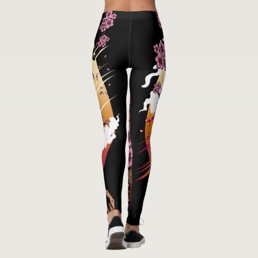 Wild Cherry Blossom Leggings (Achterkant)
