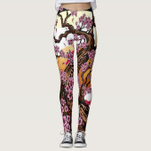 Wild Cherry Blossom Leggings (Voorkant)