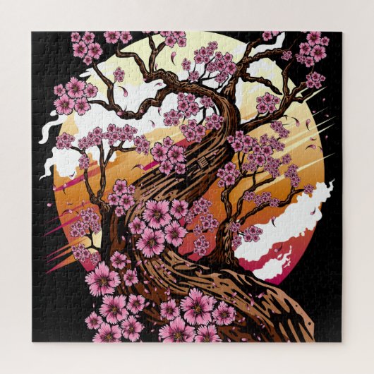 Wild Cherry Blossom Legpuzzel (Verticaal)