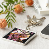 Wild Cherry Blossom Sleutelhanger (Zijkant)