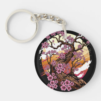 Wild Cherry Blossom Sleutelhanger