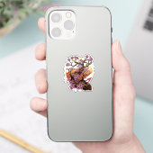 Wild Cherry Blossom Sticker (Telefoon)