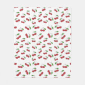 Wild Cherry Fleece Deken (Voorkant)