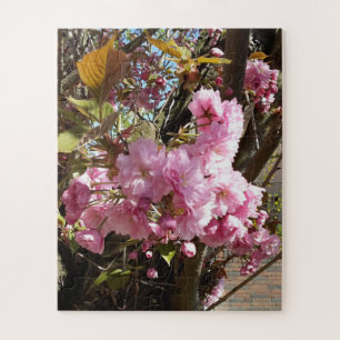 Wild Cherry roze Blossom Tree Legpuzzel