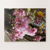Wild Cherry roze Blossom Tree Legpuzzel (Horizontaal)