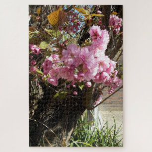 Wild Cherry roze Blossom Tree Legpuzzel