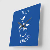 Wild Cherry Vierkante Klok (Hoek)