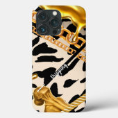 Wild Chic Custom Luxury Girly iPhone / coque ipad (Verso)