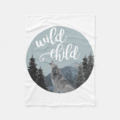 Wild Child Fleece Blanket (Voorkant)