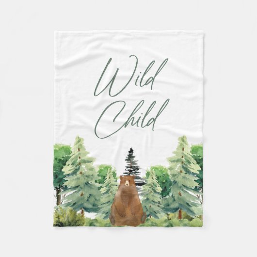 Wild Child Fleece Blanket (Voorkant)