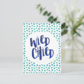 Wild Child Quote Briefkaart (Staand voorkant)