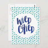 Wild Child Quote Briefkaart (Voorkant / Achterkant)