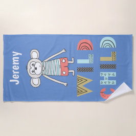 Wild Child Scandia Monkey - Aangepaste keukenhandd Strandlaken