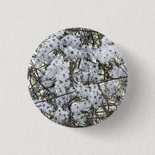 WILD CLEMATIS RONDE BUTTON 3,2 CM