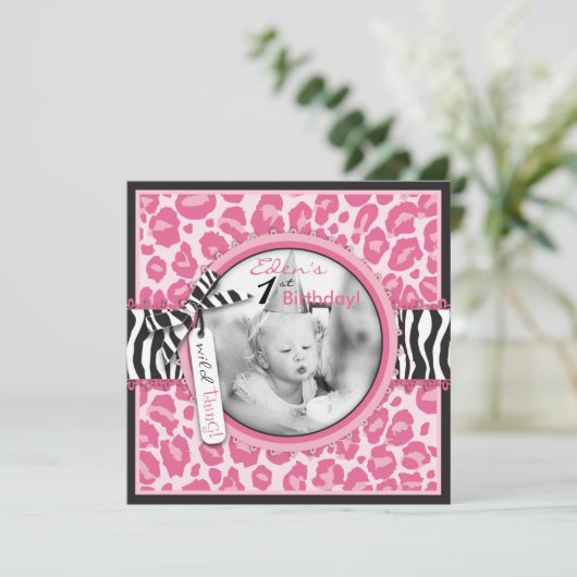 Wild Cupcake CP Invitation Carré 2 (Debout devant)