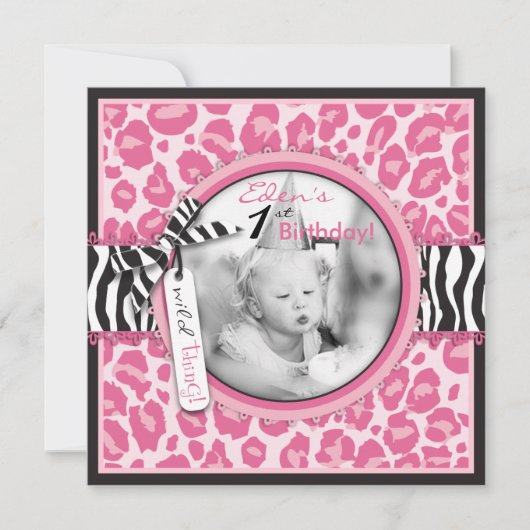 Wild Cupcake CP Invitation Carré 2 (Devant)