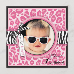 Wild Cupcake CP Invitation Carré 2B