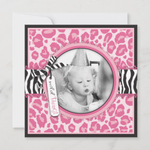 Wild Cupcake CP Invitation Carré B4