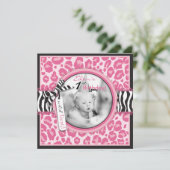 Wild Cupcake CP Invitation Square 2 Kaart (Staand voorkant)