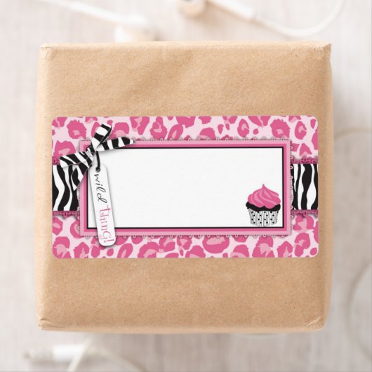 Wild Cupcake CP Naam Tag Etiket (Insitu)