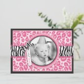 Wild Cupcake CP-uitnodigingskaart B1 Kaart (Staand voorkant)