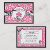 Wild Cupcake CP Visitekaartje (Voorkant / Achterkant)