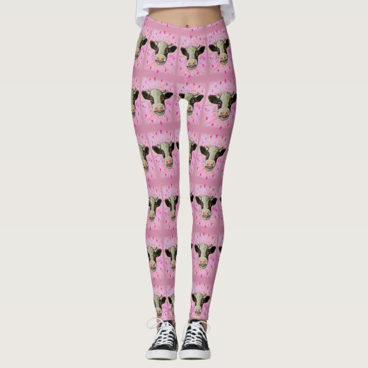 Wild Dairy Cow Leggings (Voorkant)