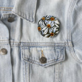 "Wild Daisies #2" Button (In situ)