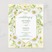 Wild daisy Spring flower flower budget bruiloft (Voorkant)