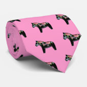 Wild Dala Horse Stropdas (Opgerold)