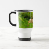 Wild Deer Bounding in Grass Wildlife Art Mug (Gauche)