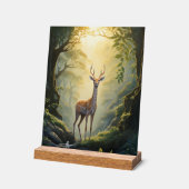 Wild Deer Forest Acryl Wall Art Bord (Hoek)