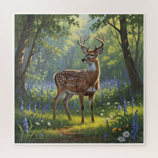 Wild Deer Puzzle (Vertical)